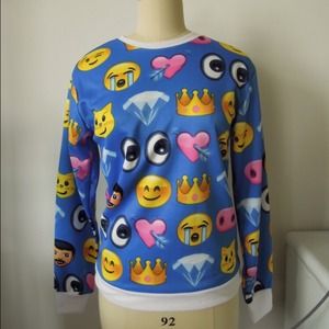 Emoji sweat shirt
