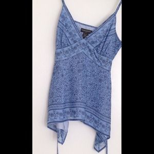 Banana Republic Silk Apron-style Blouse/Shell Tank