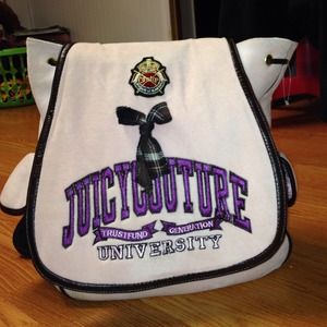 Pink juicy couture book bag