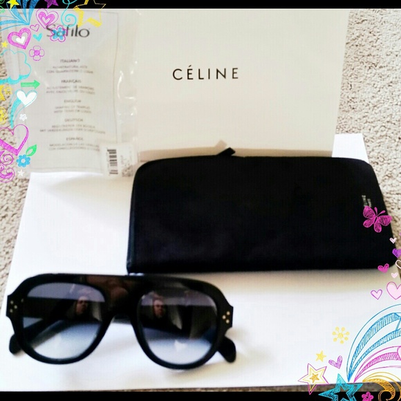 ❌SOLD❌ CÉLINE CL 41042/S Flat Top Designer - Picture 4 of 4