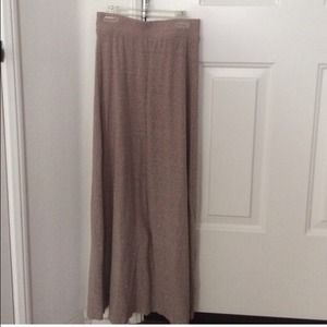 Zara trafaluc knit maxi skirt