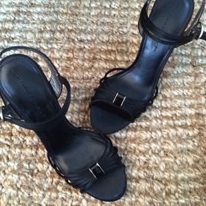 Elegant strappy black, Banana Republic sandals
