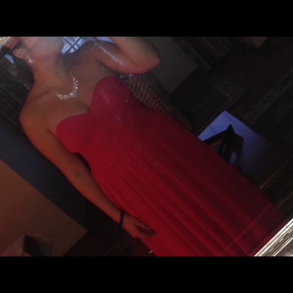 Red Chiffon Ball gown/Prom dress (Long) - Picture 1 of 1