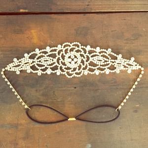 Beautiful diamond floral headband