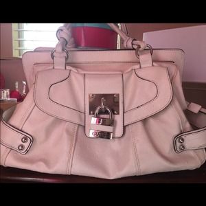 GUESS white leather purse!!!
