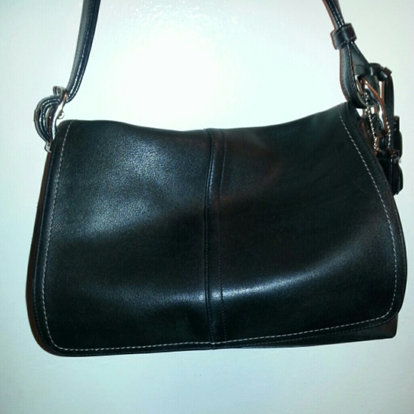 Leather Coach Handbag