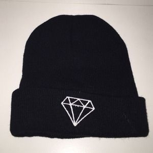 diamond cuffed beanie