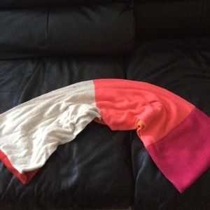 Colorful infinity winter scarf