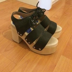 Jeffrey Campbell wooden platforms