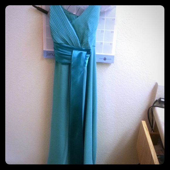 Blue/teal dress