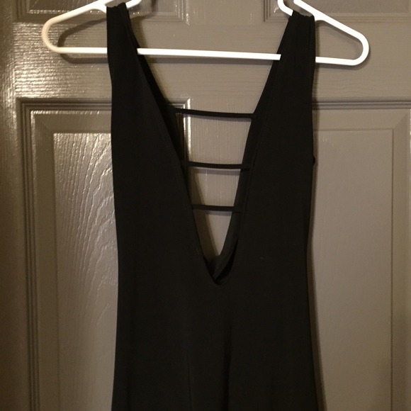 Black dress with gold studs - Picture 3 of 3