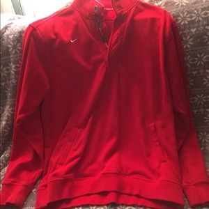 Nike Red Pullover Jacket
