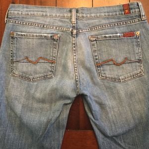 7 for all mankind boot cut jeans