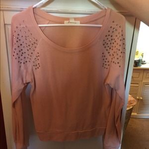 Super cute sweater with studs!