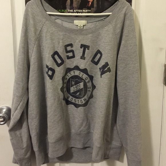 Grey "Boston" sweater