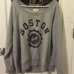 Grey "Boston" sweater