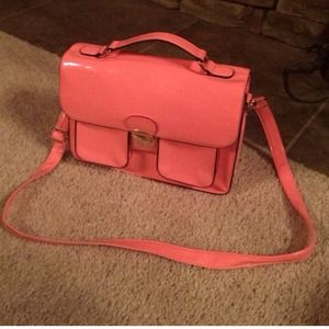 Large pink purse