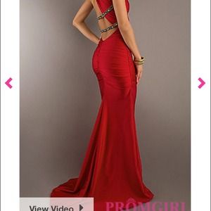 Prom dress: Sexy long one shoulder dress