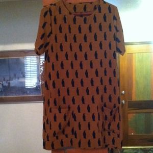 Penguin shift dress
