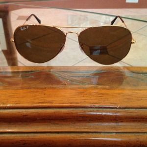 Ray ban oversized aviator dark brown