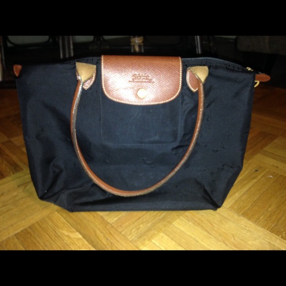 Longchamp Handbags - Black Small Longchamp Le Pliage Tote