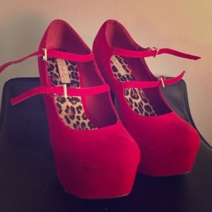 Red heels!