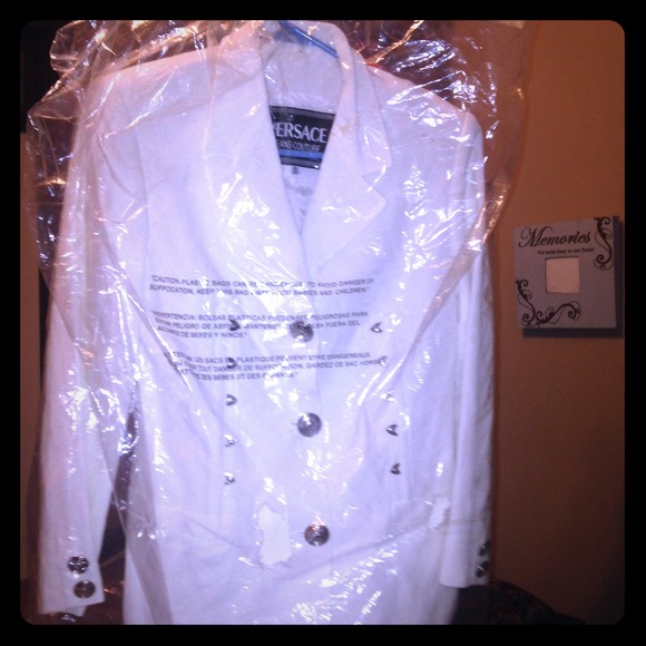 It's a Versace white jacket brand new never worn