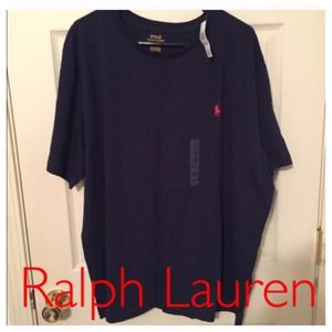 ONE DAY SALE XXL Ralph Lauren Navy Tshirt NWT