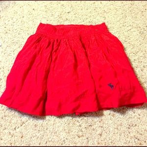 Red Abercrombie & Fitch Skirt
