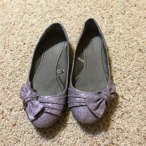 Purple Glitter Shoes