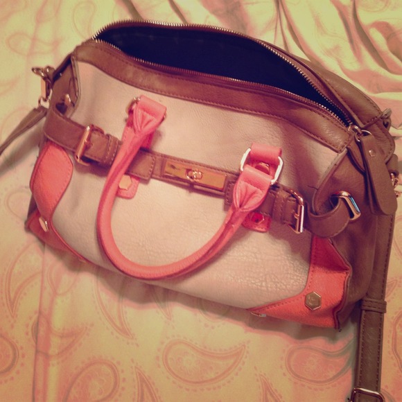 Melie Bianco Structured Handbag w/ strap