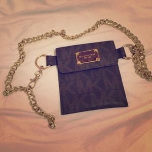 Michael Kors Signature Logo Chain Waist Purse