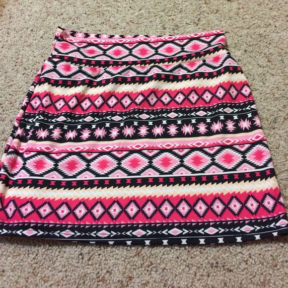 Aztec Printed Skirt
