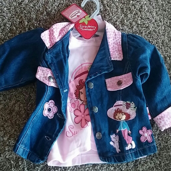 Tops Strawberry Shortcake Jean Jacket And Shirt Poshmark