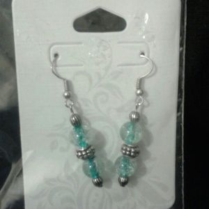 New blue earrings