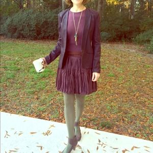 Theory Skirt, Pleated Bubble