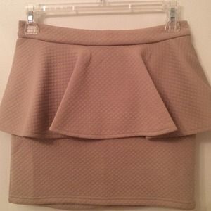 Peplum skirt