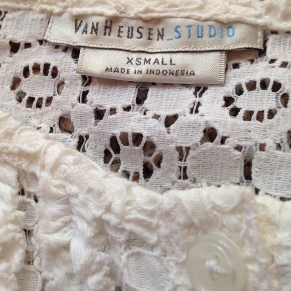Van Heusen Lace button up - Picture 3 of 4