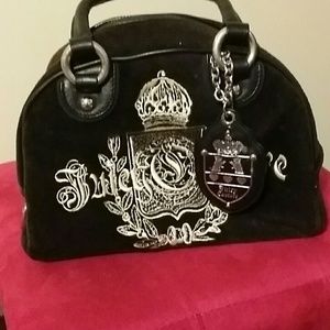 Authentic Juicy Couture small black bowler bag.