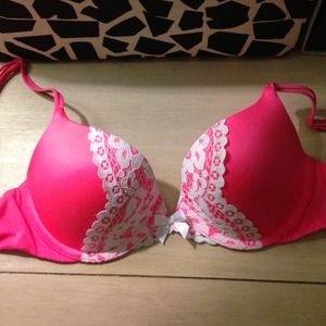 Hot pink Victorias Secret Very Sexy push up bra