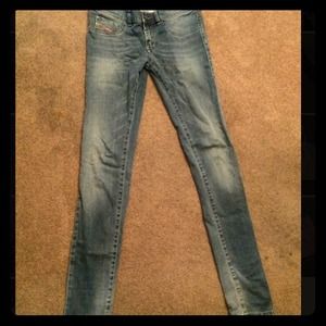 Diesel size 28 demon jeans