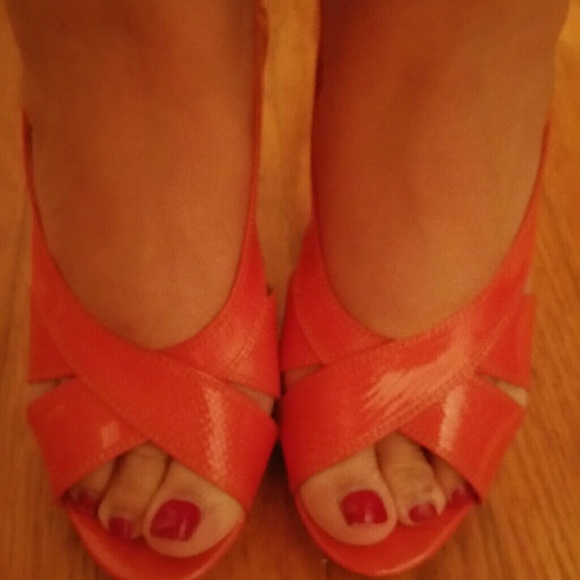 Orange heels