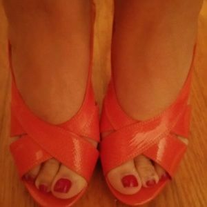 Orange heels