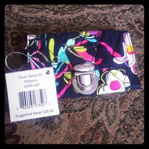 NWT Vera Bradley Card Swipe Wallet