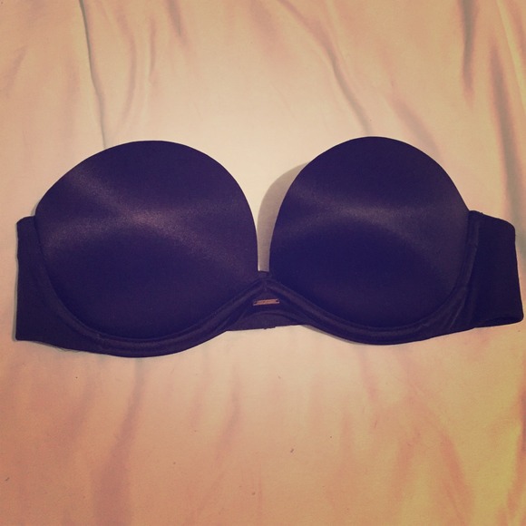 Victoria's Secret Black strapless bra