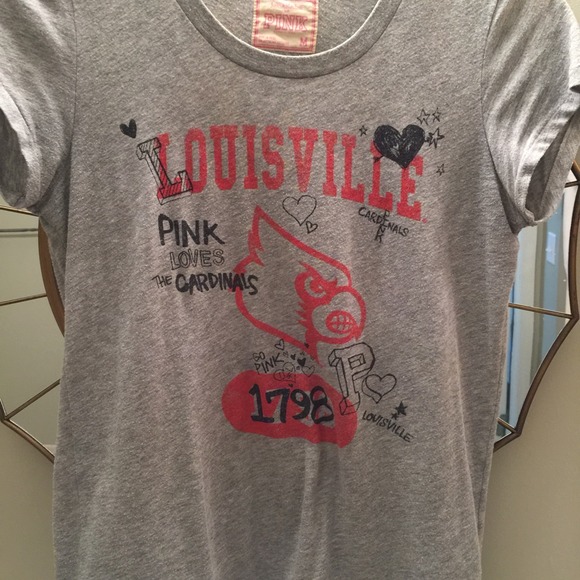 VS Pink University of Louisville tee