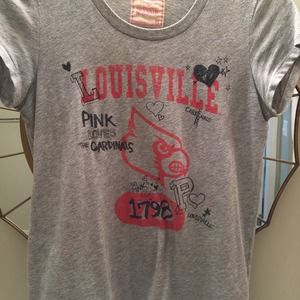 VS Pink University of Louisville tee