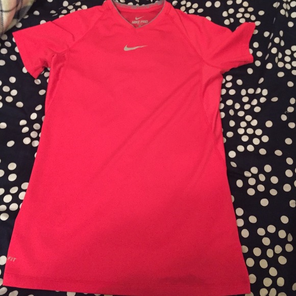 Pink Nike shirt