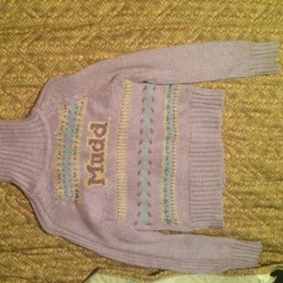 A really cute mud sweater I never wore