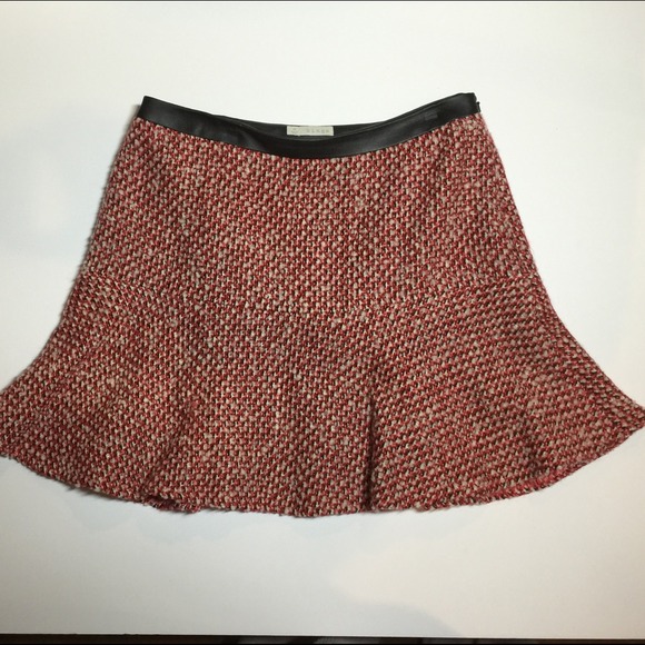 ❤️SOLD❤️ Hinge Wool multi color flare Skirt